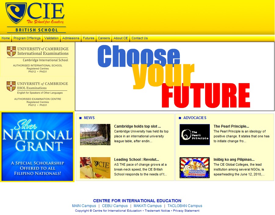 CIE (Center for Internatoinal Education)