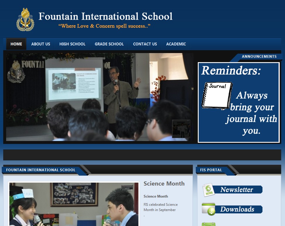 Fountain International School(파운틴)
