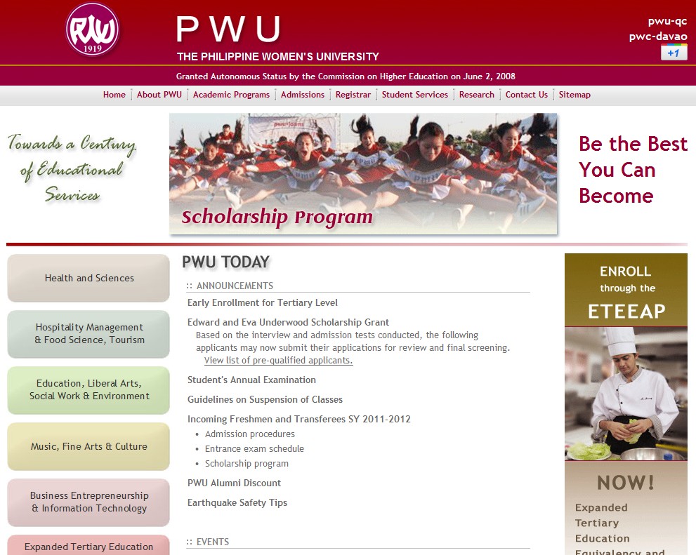 Philippine Women's University(PWU)