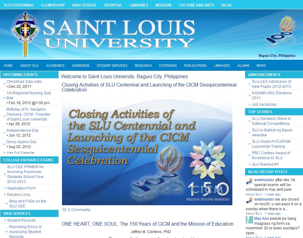Saint Louis University (SLU 세인트 루이스 대학교)